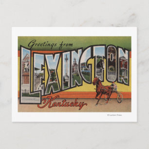 Lexington, Kentucky - Stora Brev Scenes Vykort