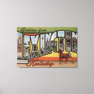 Lexington Kentucky - stora brevplatser Canvastryck