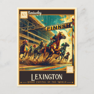 Lexington, Kentucky VINTAGE Vykort