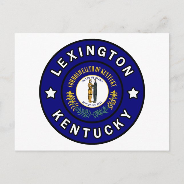 Lexington Kentucky Vykort (Framsida)