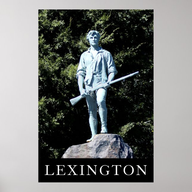 Lexington Minuteman Poster (Framsidan)