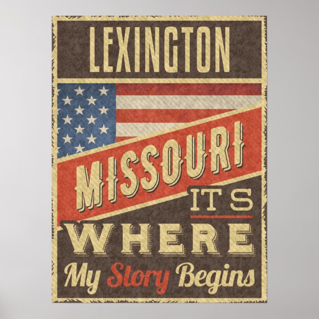Lexington Missouri Poster (Framsidan)