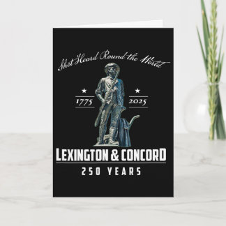 Lexington och Concord 250 år _2  Kort