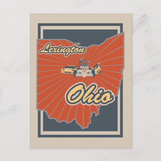 Lexington, Ohio-vykort - vykort för resor (Framsida)