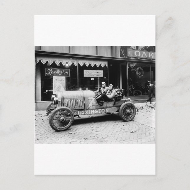 Lexington, pikes, toppbil: 1921 vykort (Framsida)