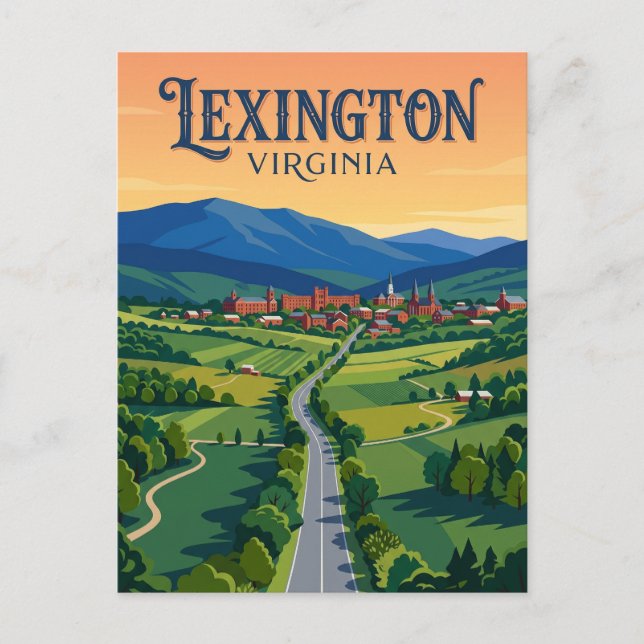 Lexington USA Vykort (Framsida)