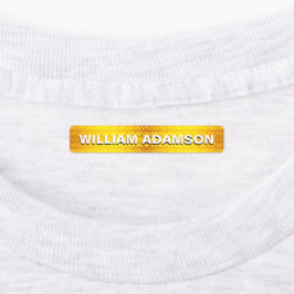 Lexury Golden Watersecure Namn-etiketter för kläde Klistermärke