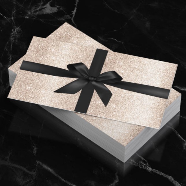 Lexury Ivory Guld Glitter Salon Gift-certifikat Rabattkort (Skapare uppladdad)