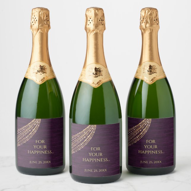 Lexury Personalize Flaska Sparkling Vin-etikett (Flaskor)
