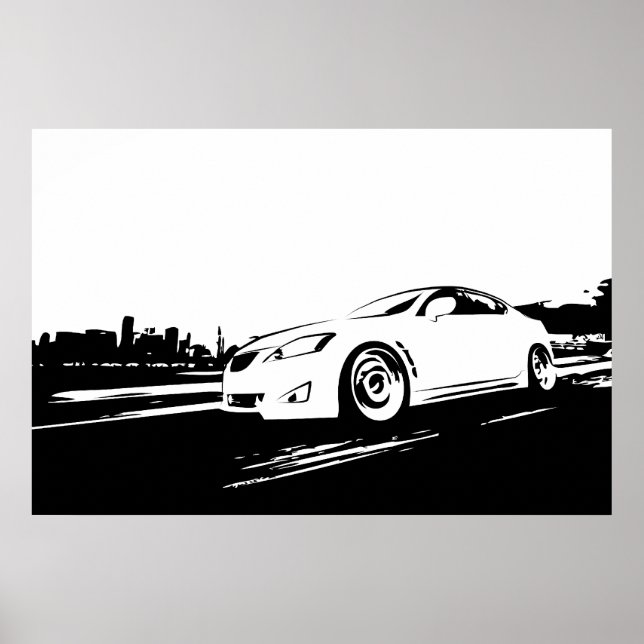 Lexus IS350 Poster (Framsidan)