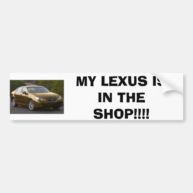 LEXUS MIN LEXUS ÄR I SHOPPA!!!! BILDEKAL (Framsidan)