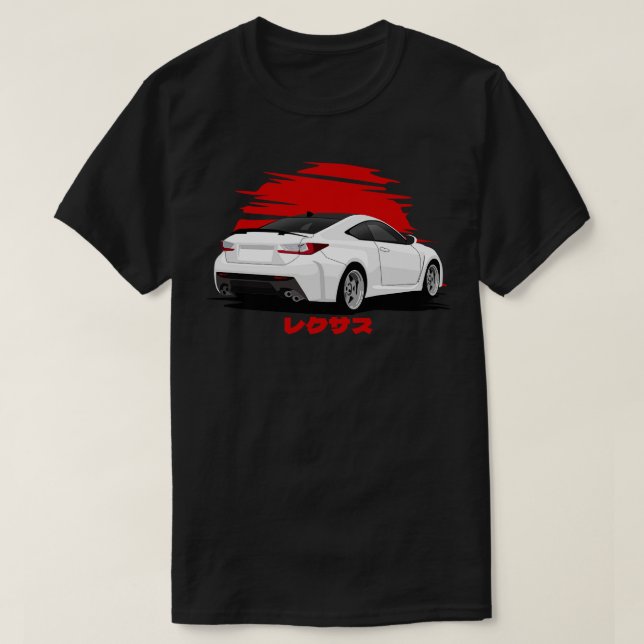 Lexus RC F JDM Stil T Shirt (Design framsida)