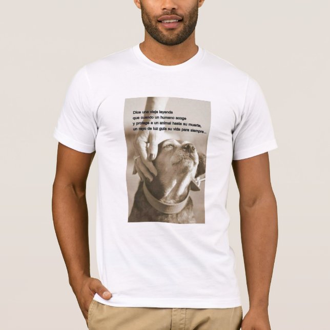 Leyenda sobre adoptar animales t shirt (Framsida)