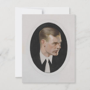 Leyendecker Arrow Collar Man Julkort