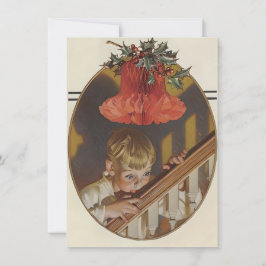 Leyendecker julskymt julkort