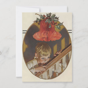 Leyendecker julskymt julkort