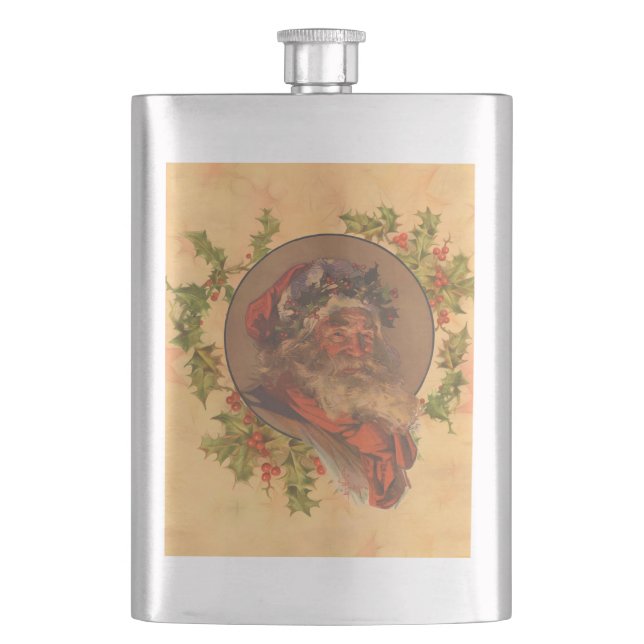Leyendecker Tomte Antik Viktoriansk Fickplunta (Framsidan)