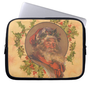 Leyendecker Tomte Antik Viktoriansk Laptop Fodral