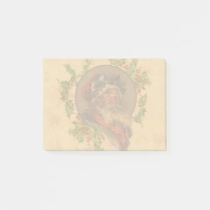 Leyendecker Tomte Antik Viktoriansk Post-it Block