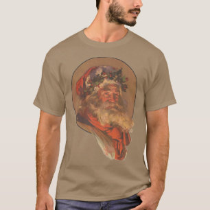 Leyendecker Tomte Antik Viktoriansk T Shirt