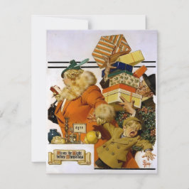 Leyendecker Twas The Night Before Christmas Julkort