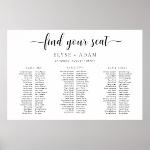 Leyton Minimal 3 Poster för säten i Banquet Bord