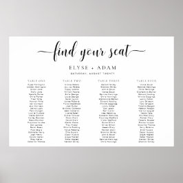 Leyton Minimal 4 Poster säten i Bord