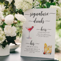 Leyton Modern Minimal Namnteckning Drinks-tecken