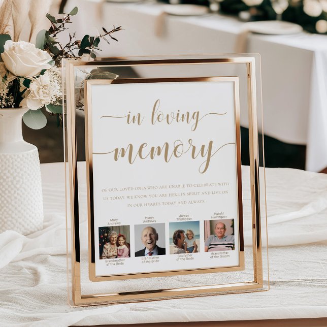 Leyton Photo in Loving Memory Bröllop Poster (Skapare uppladdad)