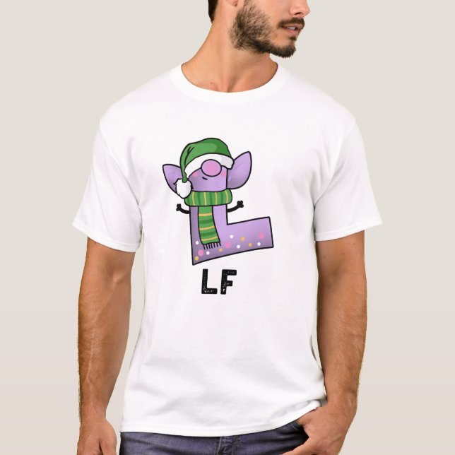 Lf Funny Brev L Pun T Shirt (Framsida)