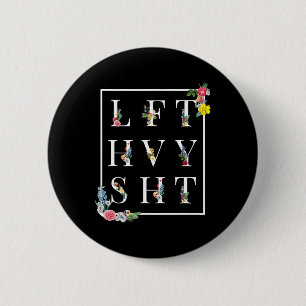 Lft Hvy Sht Funny Manar Gym Råtta Workout Shirt Po Knapp