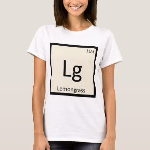 Lg - Citrongräs Kemiskt Periodiskt System Symbol Tee