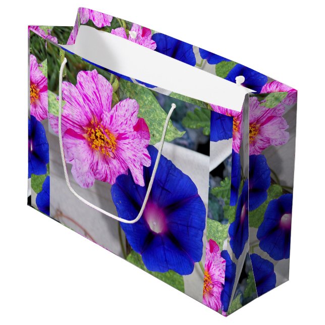 Lg Gift Bag Portulaca & God morgon Glory (Framsidan Vinklad)