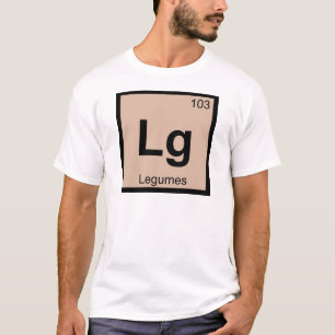 Lg - Legumes kemi Periodic Bord Symbol Tee