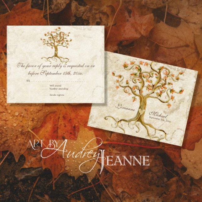 LG Swirl Trädrotar Antikbrun RSVP Svar (Skapare uppladdad)