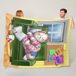 LG WE KÄRLEK DU Kitten FLEECE BLANKET