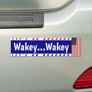 LGB FJB Wakey Wakey Bumper Sticker Bildekal