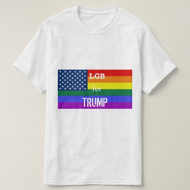 LGB FÖR TRUMP T SHIRT (Design framsida)