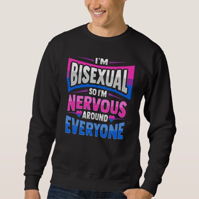 LGB-kö för en bisexuell Lång Ärmad Tröja (Framsida)
