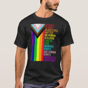 LGB-Lesbisken Gay Science är reell Blm Kärlek är K T Shirt