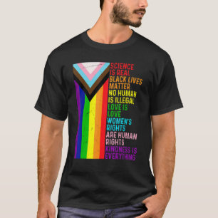 LGB-Lesbisken Gay Science är reell Blm Kärlek är K T Shirt