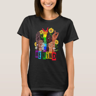 LGB-Pride Månad och solrosa vara vänligt tecken La T Shirt