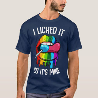 LGB-Pridet jag Slickat det så att dess mini-sexuel T Shirt