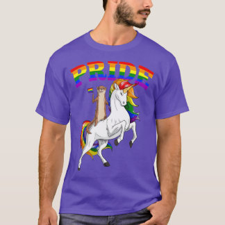 LGB Sea Otter Unicorn Gay Pride Rainbow LGBQ Cute T Shirt