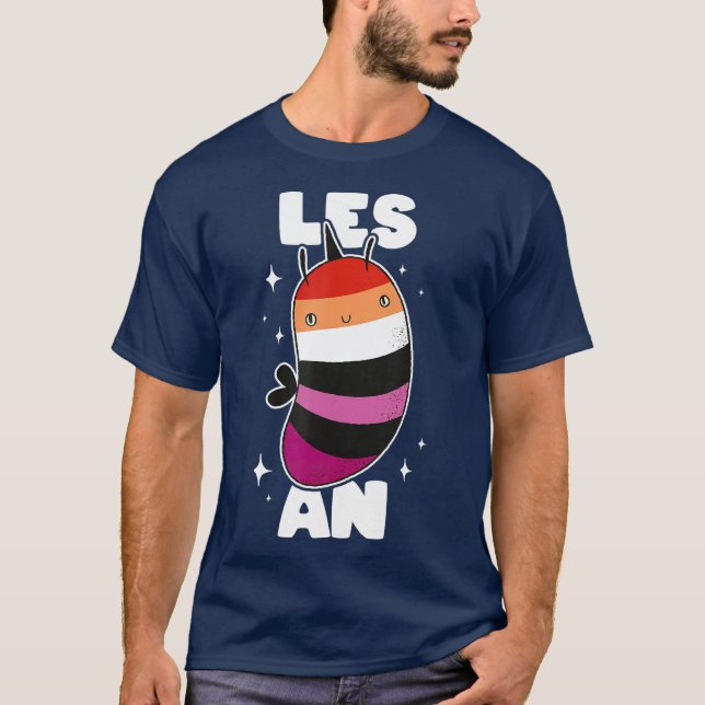 LGB WLW-Pride-Flagga är en Gay-Lesbisk-motverkare T Shirt (Framsida)