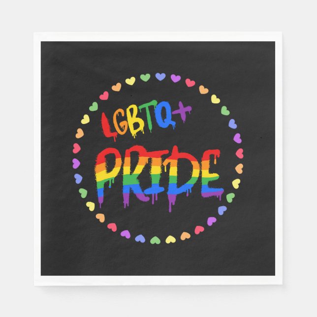 LGBQT-pride Pappersservett (Framsidan)
