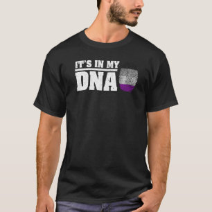 Lgbt Ace Pride Month Queer Dna Asexuality Flagga P T Shirt