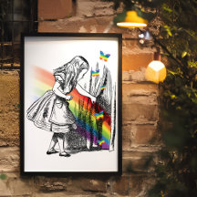 LGBT Alice i Wonderland Vintage