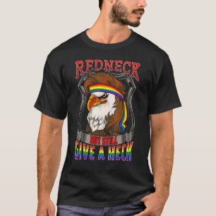 LGBT Ally Rednacken Land Southern LGBTQ Bald Eagl T Shirt