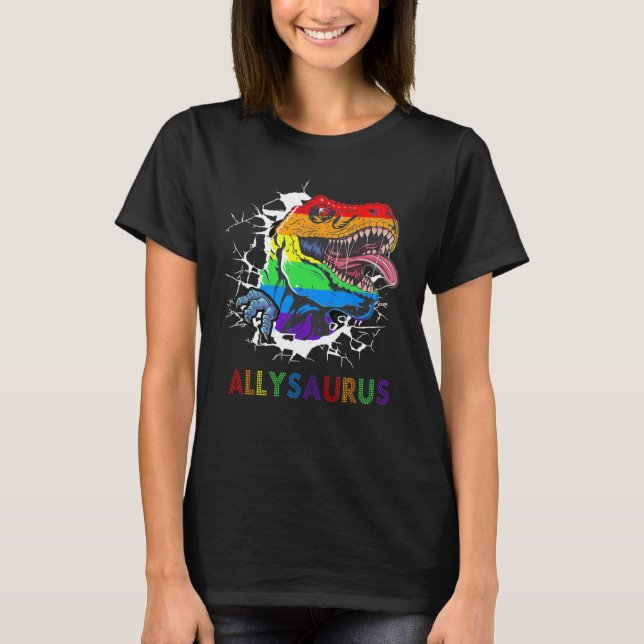 LGBT Ally Surus Be Kind Gay Rainbow  LGBTQ  Idea T Shirt (Framsida)